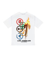 TRAPSTAR X COUGH SYRUP OPENING CEREMONY TEE - WHITE