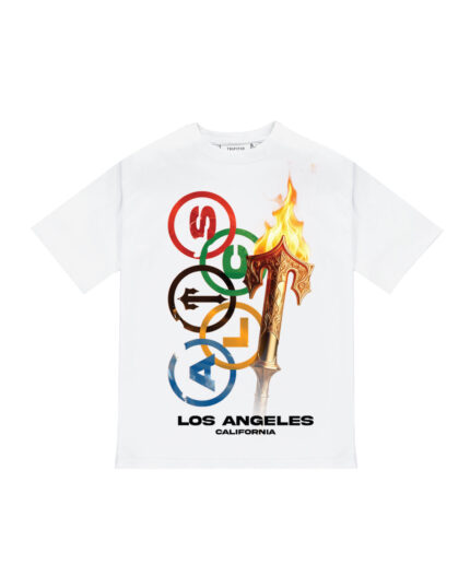 TRAPSTAR X COUGH SYRUP OPENING CEREMONY TEE - WHITE