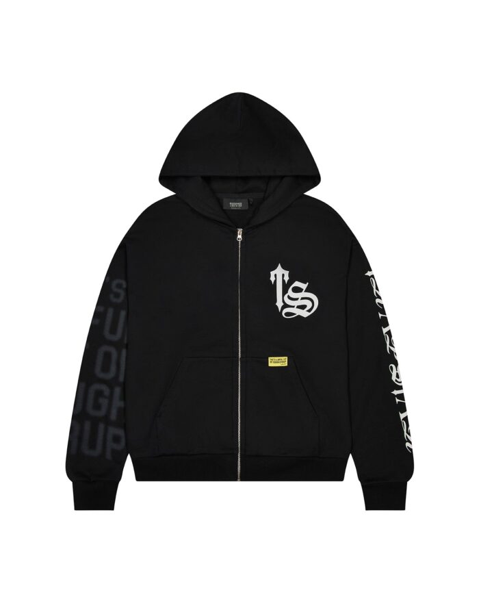 TRAPSTAR X COUGH SYRUP PUFF HOODIE - BLACK